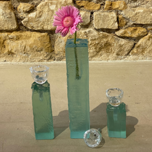 Load image into Gallery viewer, Handmade Glass Tea-Light Candleholder - 3 Different Sizes - by Andrzej Rafalski
