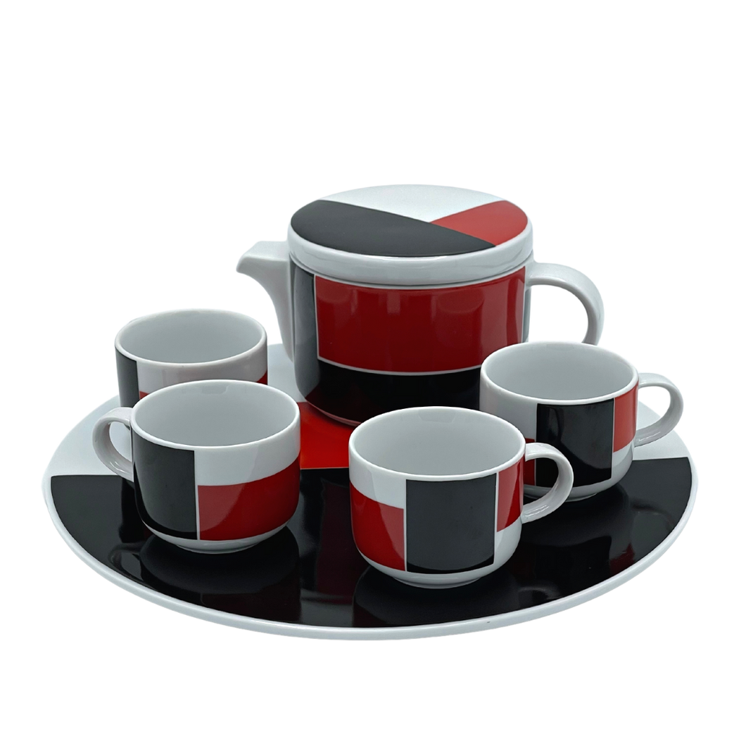 Porcelain Coffee/Tee Set - Collector's Item by Modus Design - Form and Colour Series