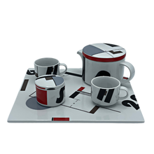Load image into Gallery viewer, Porcelain Coffee/Tea Set - Collector&#39;s Item by Modus Design - Bauhaus Memory Series - 1919-2019 limited edition.
