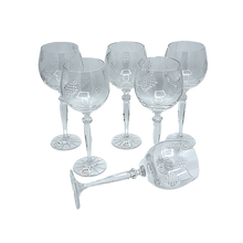 Load image into Gallery viewer, Crystal 6 Wine Glasses - &quot;Patches&quot; Collection
