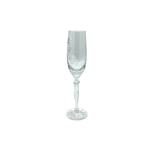 Charger l&#39;image dans la galerie, 6 Crystal Champagne Flutes - &quot;Patches&quot; Collection
