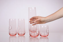 Load image into Gallery viewer, Pink Carafe &quot;On Finger&quot; with 2 Glasses
