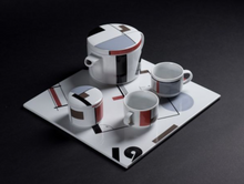 Lade das Bild in den Galerie-Viewer, Porcelain Coffee/Tea Set - Collector&#39;s Item by Modus Design - Bauhaus Memory Series - 1919-2019 limited edition.

