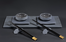 Load image into Gallery viewer, Porcelain Sushi Set - Zen Collection by Modus Design - Graphite or White Colour
