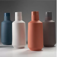 Load image into Gallery viewer, Porcelain Tomek Vase by Modus Design - Blue or Pink or Almond Colour
