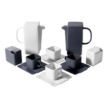 Load image into Gallery viewer, Porcelain Coffee/Tea Set - System Collection by Modus Design -White or Graphite Colour
