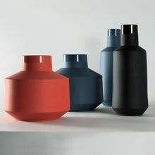 Load image into Gallery viewer, Porcelain Berta Vase - by Modus Design - Blue or Brick-Red Colour
