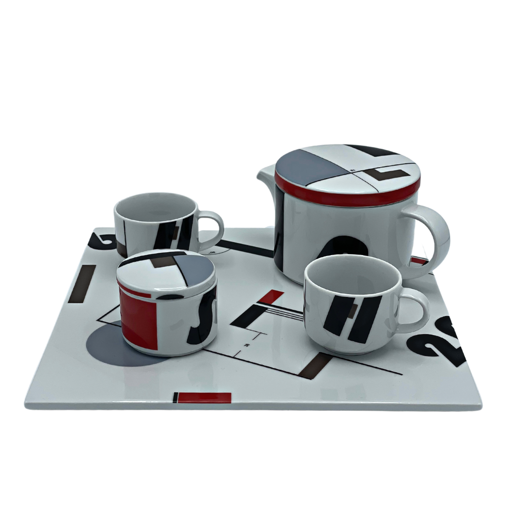 Porcelain Coffee/Tea Set - Collector's Item by Modus Design - Bauhaus Memory Series - 1919-2019 limited edition.