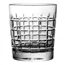 Lade das Bild in den Galerie-Viewer, 6 Crystal Whiskey Glasses (Square Pattern) - Caro Collection
